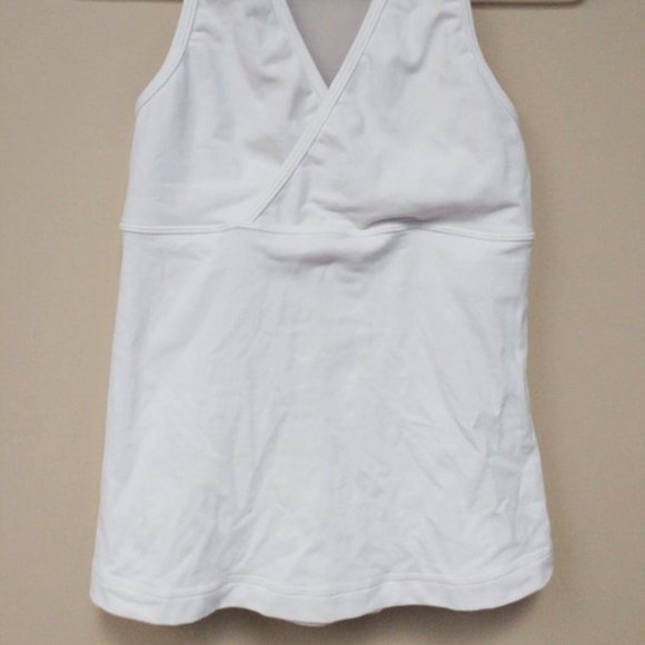 Lululemon White Size 2 Tank Top - Picture 4 of 5